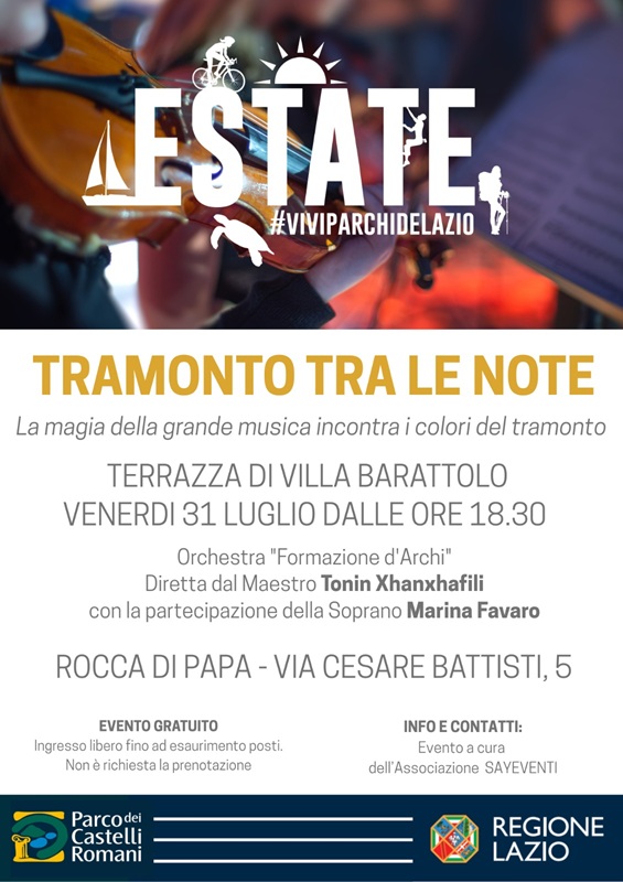 Tramonto tra le Note