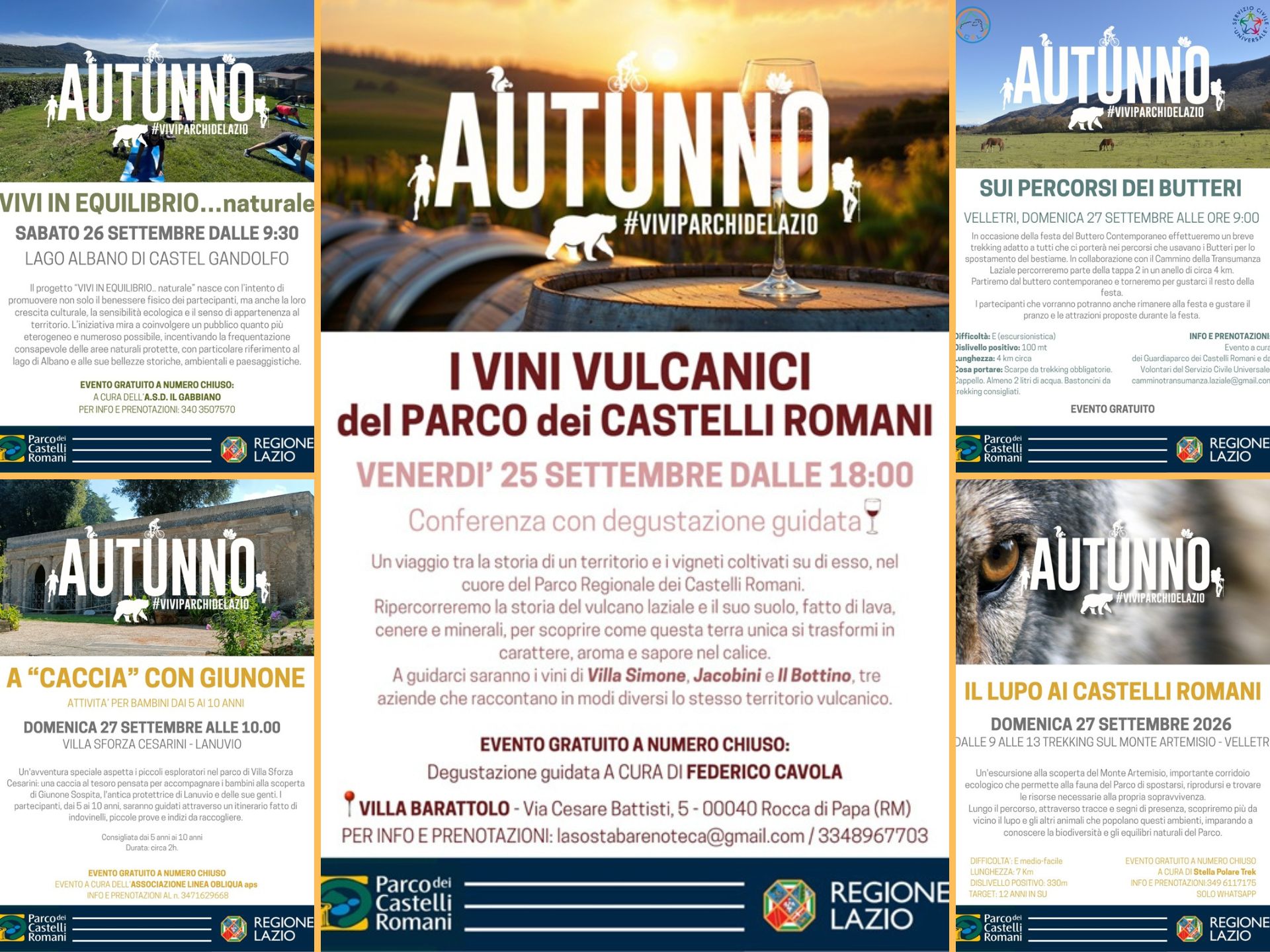 Gli appuntamenti gratuiti per scoprire il territorio