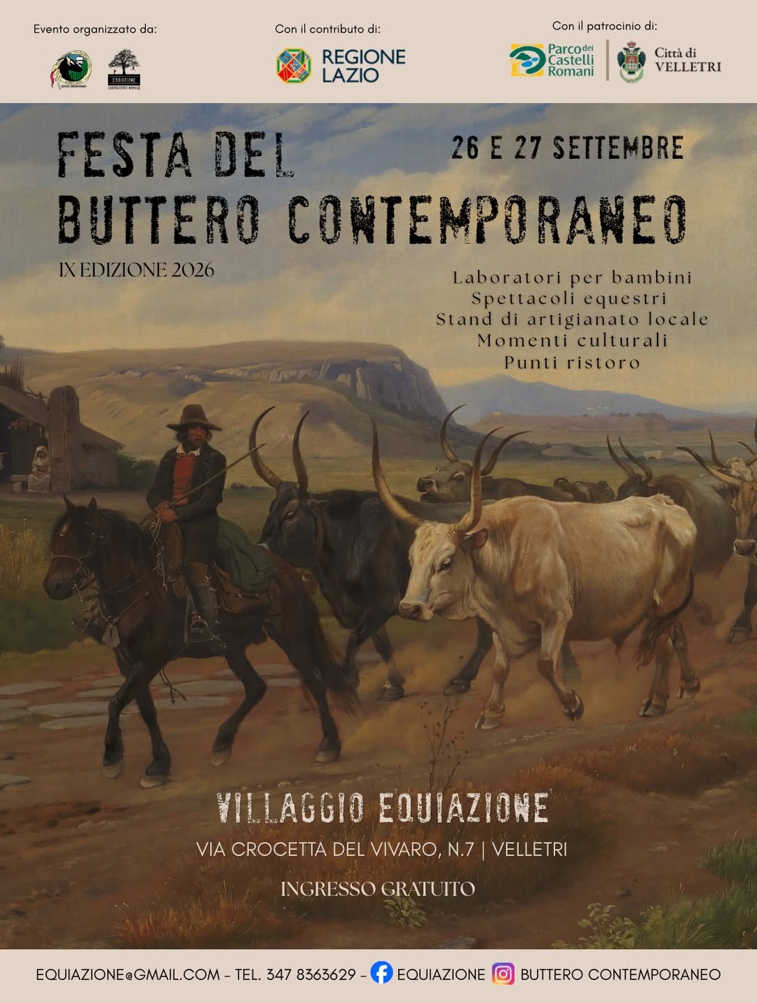 Torna la Festa del Buttero Contemporaneo a Velletri