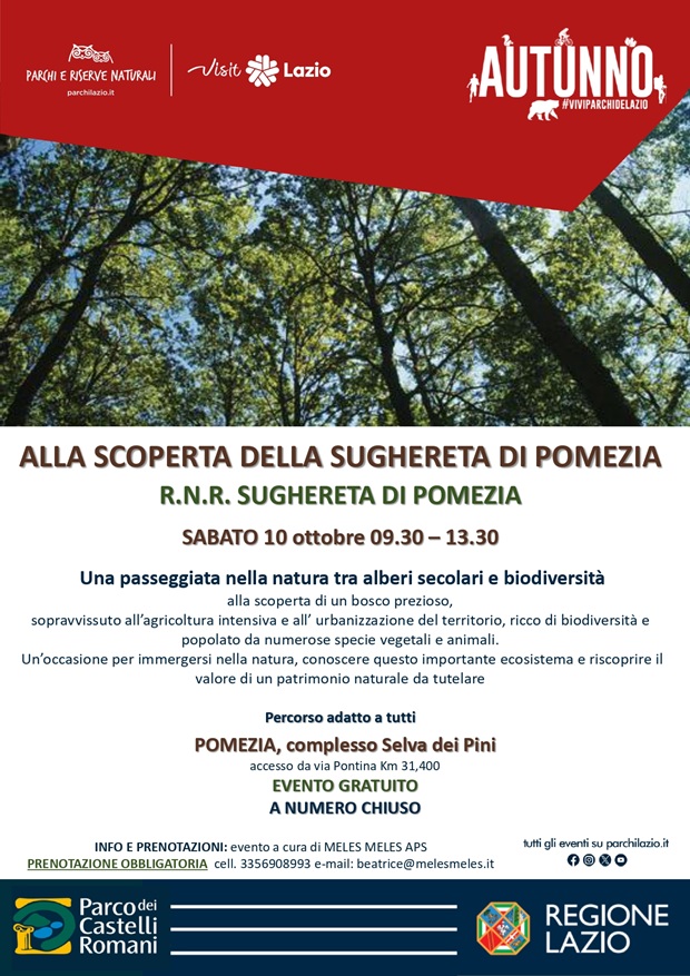 Alla scoperta della Sughereta di Pomezia